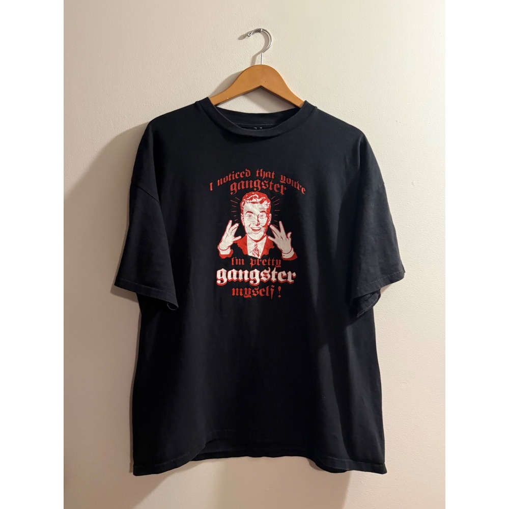 Spencers Mens I'm Pretty Gangster Myself Graphic T-Shirt Black 2XL Humor Tee